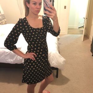 Polka Dot silk dress